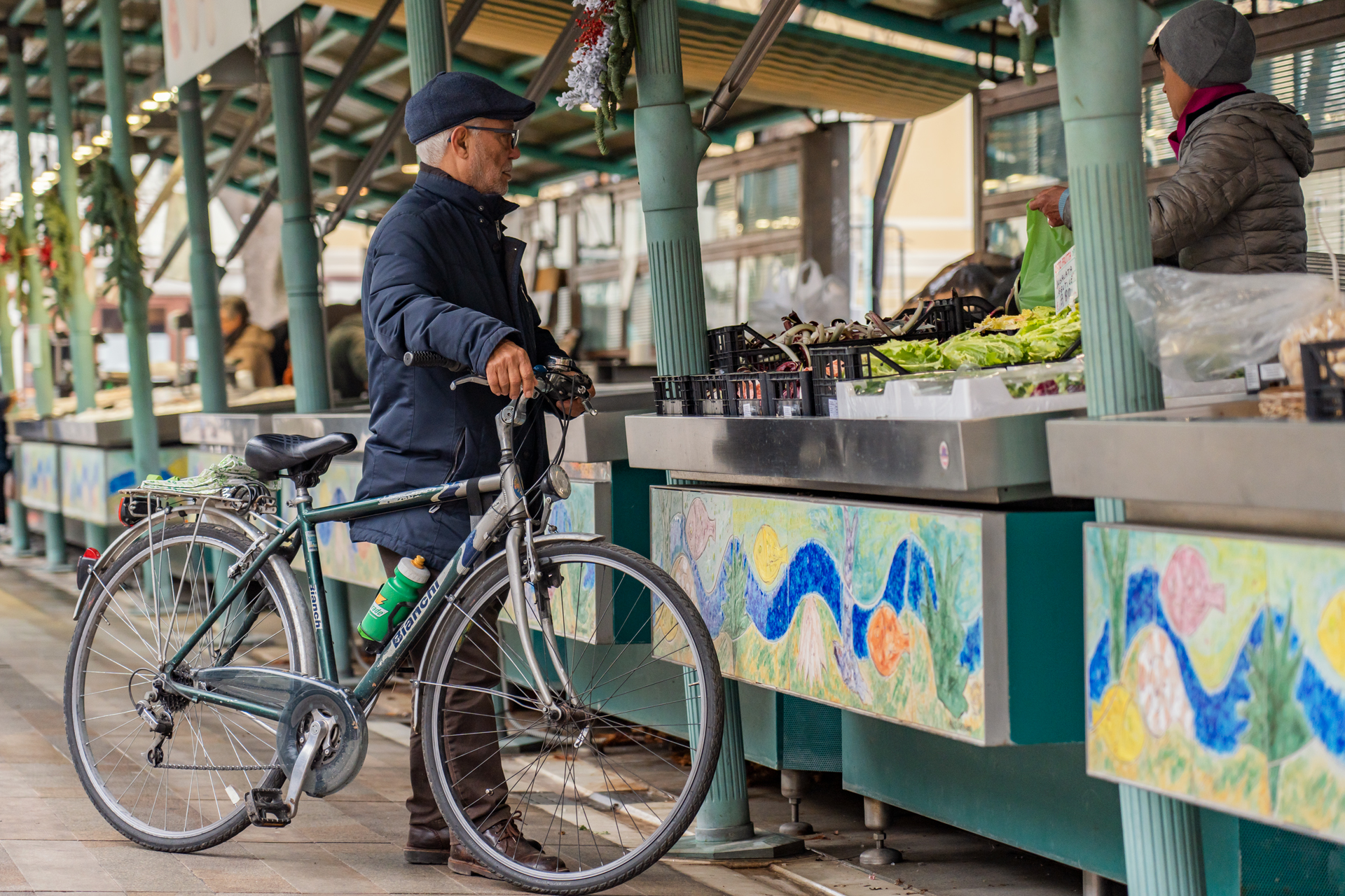 Fishing by bike