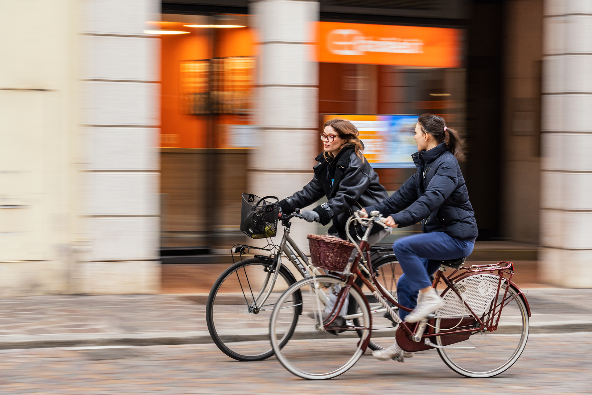 Panneggiando in bicicletta